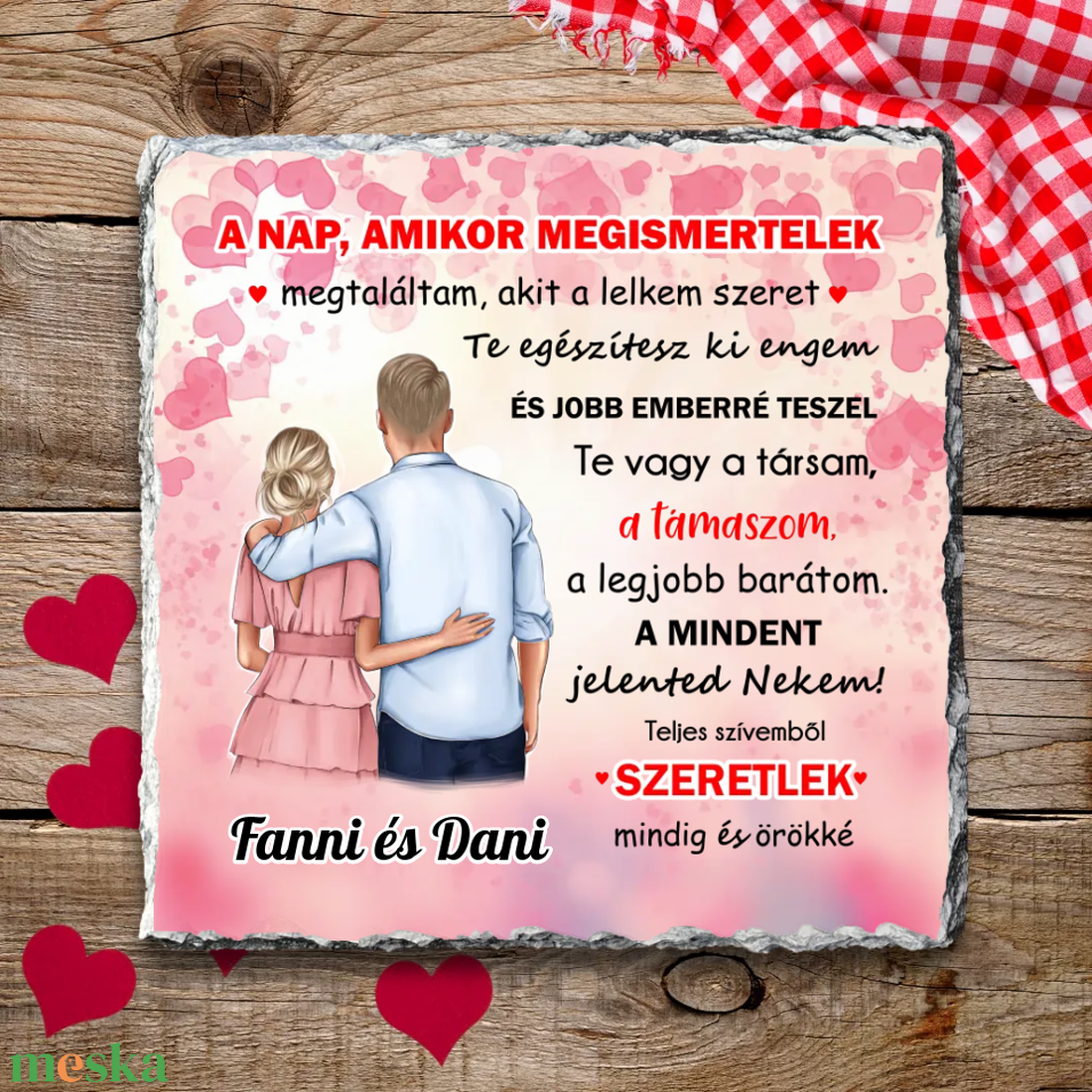 Örökké szeretlek romantikus dekor kőtábla - otthon & életmód - dekoráció - asztal és polc dekoráció - kavics & kő - Meska.hu Örökké szeretlek romantikus dekor kőtábla - otthon & életmód - dekoráció - asztal és polc dekoráció - kavics & kő - Meska.hu