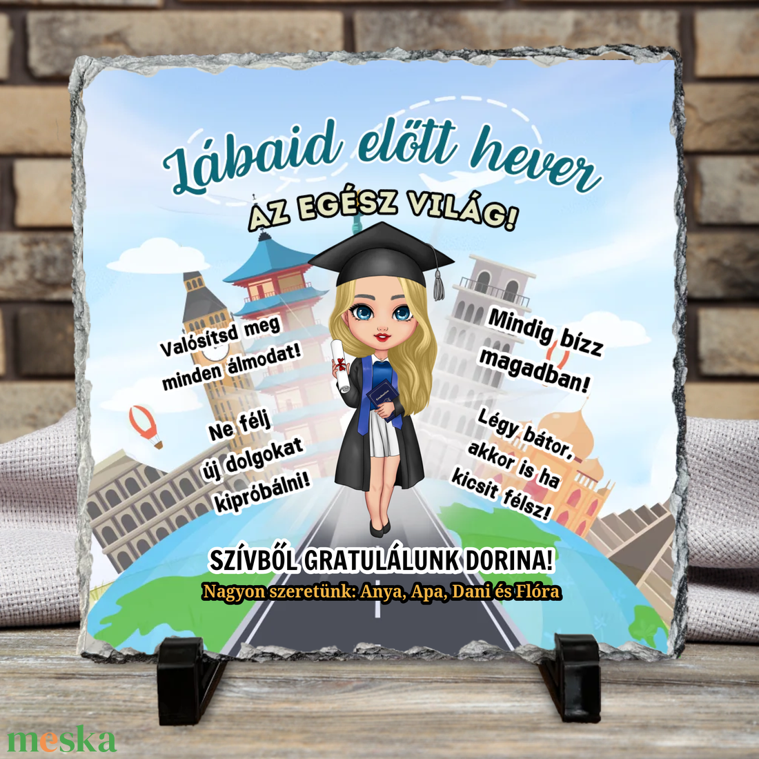 Ajándék ballagásra lánynak - egyedi kőtábla - otthon & életmód - dekoráció - asztal és polc dekoráció - kavics & kő - Meska.hu Ajándék ballagásra lánynak - egyedi kőtábla - otthon & életmód - dekoráció - asztal és polc dekoráció - kavics & kő - Meska.hu