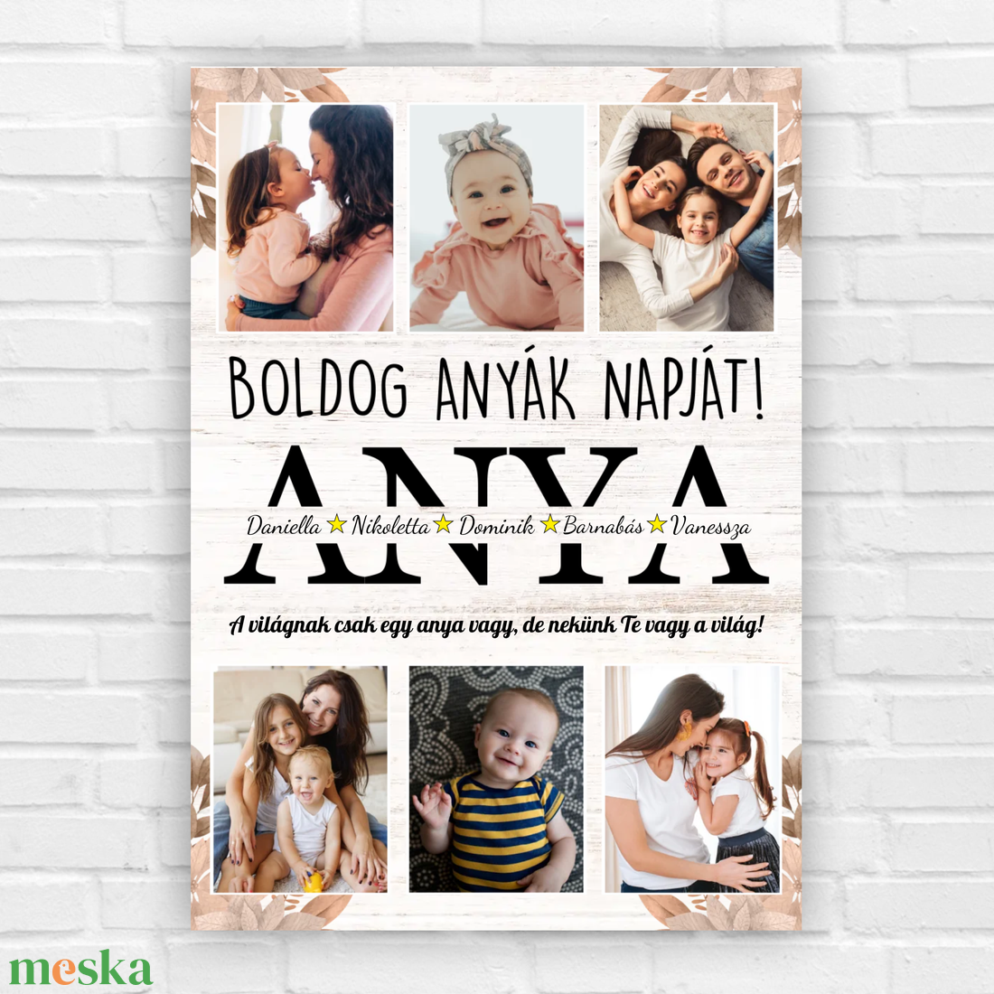 Anyák napi fényképes ajándék kép - otthon & életmód - dekoráció - kép & falikép - poszter - Meska.hu Anyák napi fényképes ajándék kép - otthon & életmód - dekoráció - kép & falikép - poszter - Meska.hu