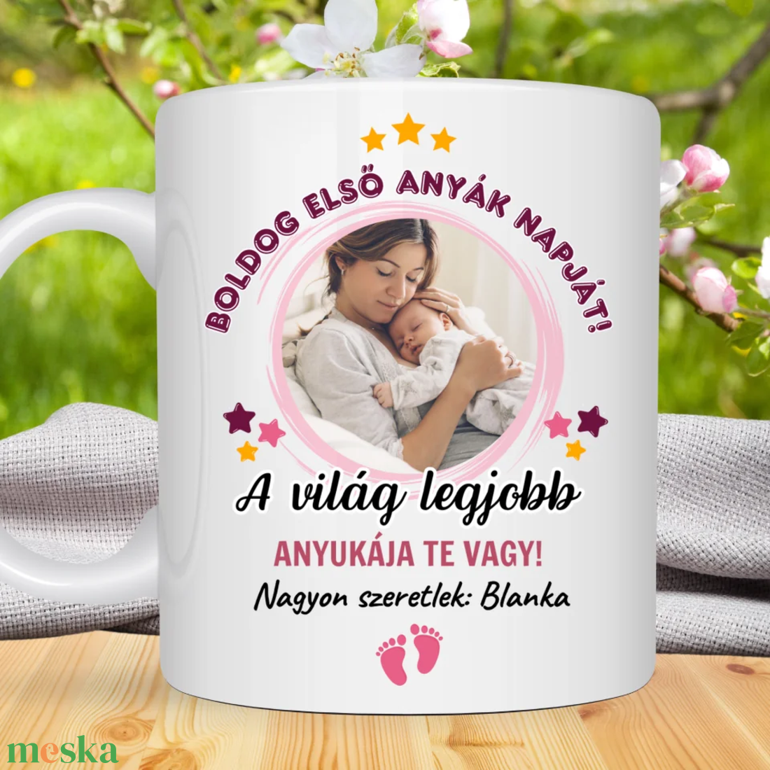 Első Anyák napja- fényképes bögre anyának - otthon & életmód - konyhafelszerelés, tálalás - tálalás - bögre & csésze - Meska.hu Első Anyák napja- fényképes bögre anyának - otthon & életmód - konyhafelszerelés, tálalás - tálalás - bögre & csésze - Meska.hu