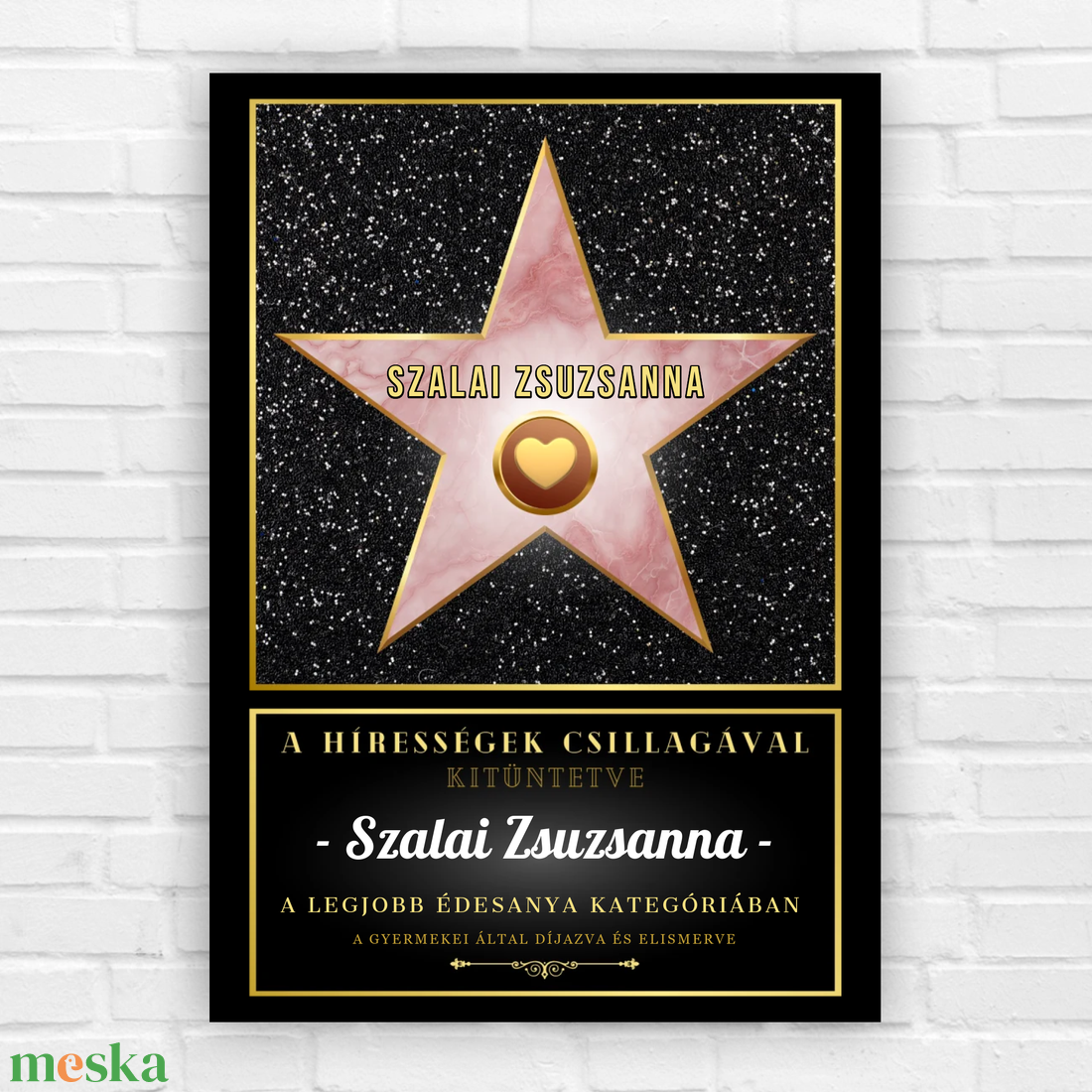 Hollywood csillag falikép édesanyának - otthon & életmód - dekoráció - kép & falikép - poszter - Meska.hu Hollywood csillag falikép édesanyának - otthon & életmód - dekoráció - kép & falikép - poszter - Meska.hu