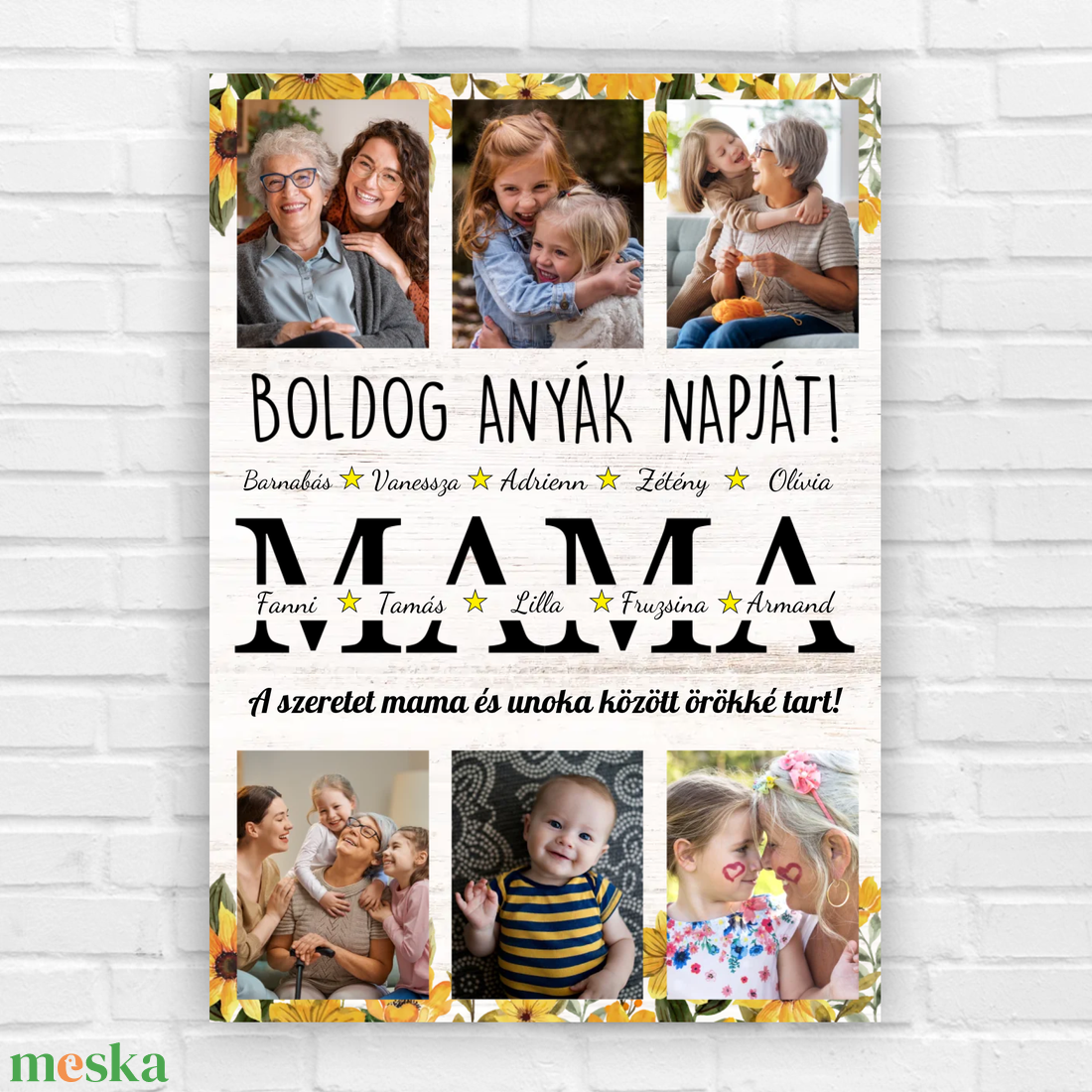 Anyák napi, fényképes ajándék kép mamának - otthon & életmód - dekoráció - kép & falikép - poszter - Meska.hu Anyák napi, fényképes ajándék kép mamának - otthon & életmód - dekoráció - kép & falikép - poszter - Meska.hu