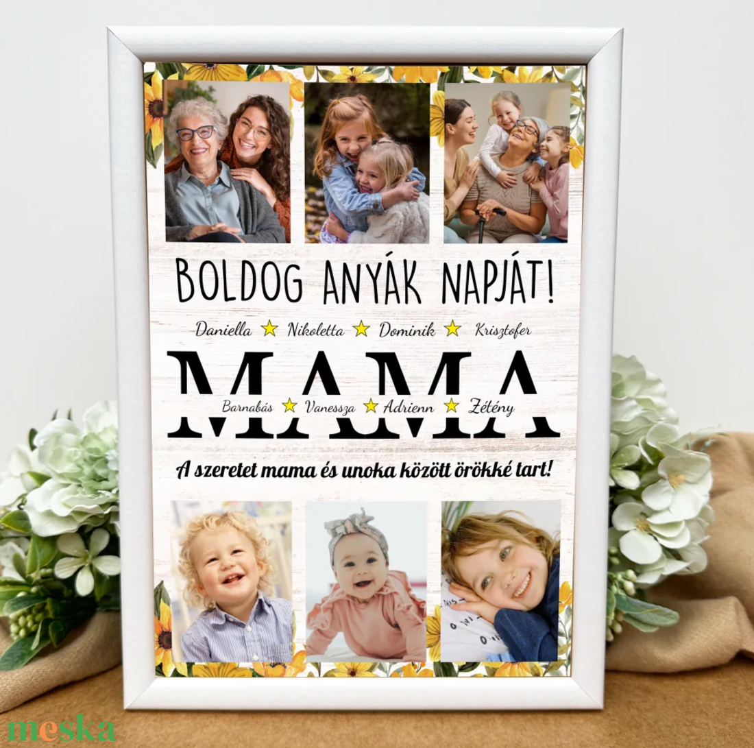 Anyák napi, fényképes ajándék kép mamának - otthon & életmód - dekoráció - kép & falikép - poszter - Meska.hu Anyák napi, fényképes ajándék kép mamának - otthon & életmód - dekoráció - kép & falikép - poszter - Meska.hu