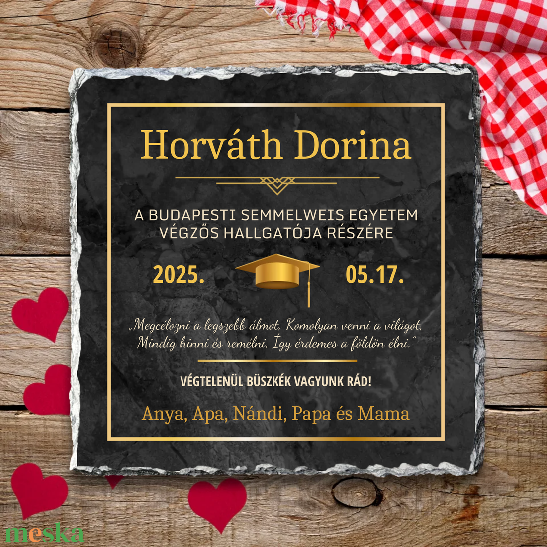 Ajándék diplomaosztóra - dekorációs kőtábla - otthon & életmód - dekoráció - asztal és polc dekoráció - kavics & kő - Meska.hu Ajándék diplomaosztóra - dekorációs kőtábla - otthon & életmód - dekoráció - asztal és polc dekoráció - kavics & kő - Meska.hu