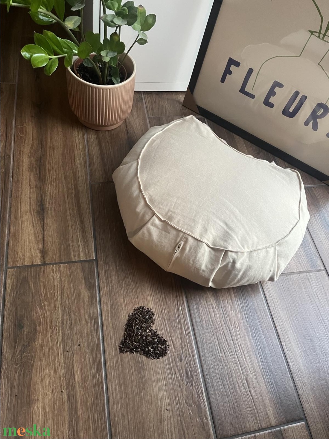 Meditációs párna hajdina töltettel - játék & sport - sport és kikapcsolódás - jóga, pilates, torna - jógapárna - Meska.hu