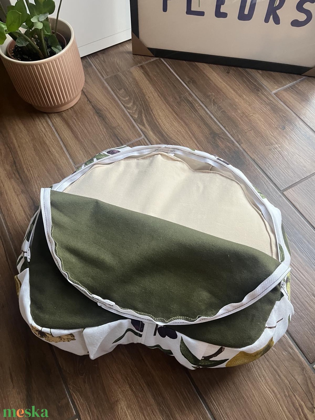 Meditációs párna darabolt szivacs töltettel - játék & sport - sport és kikapcsolódás - jóga, pilates, torna - jógapárna - Meska.hu