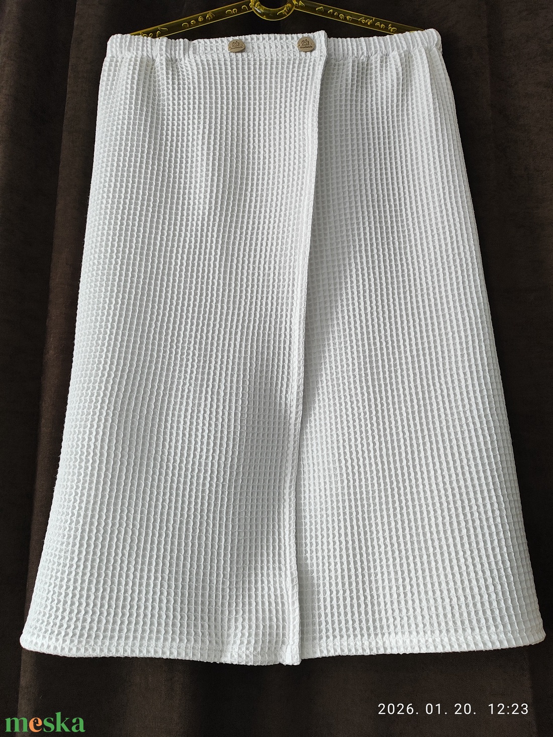 Szauna ruha/fehér - otthon & életmód - fürdőszoba - törölköző - Meska.hu