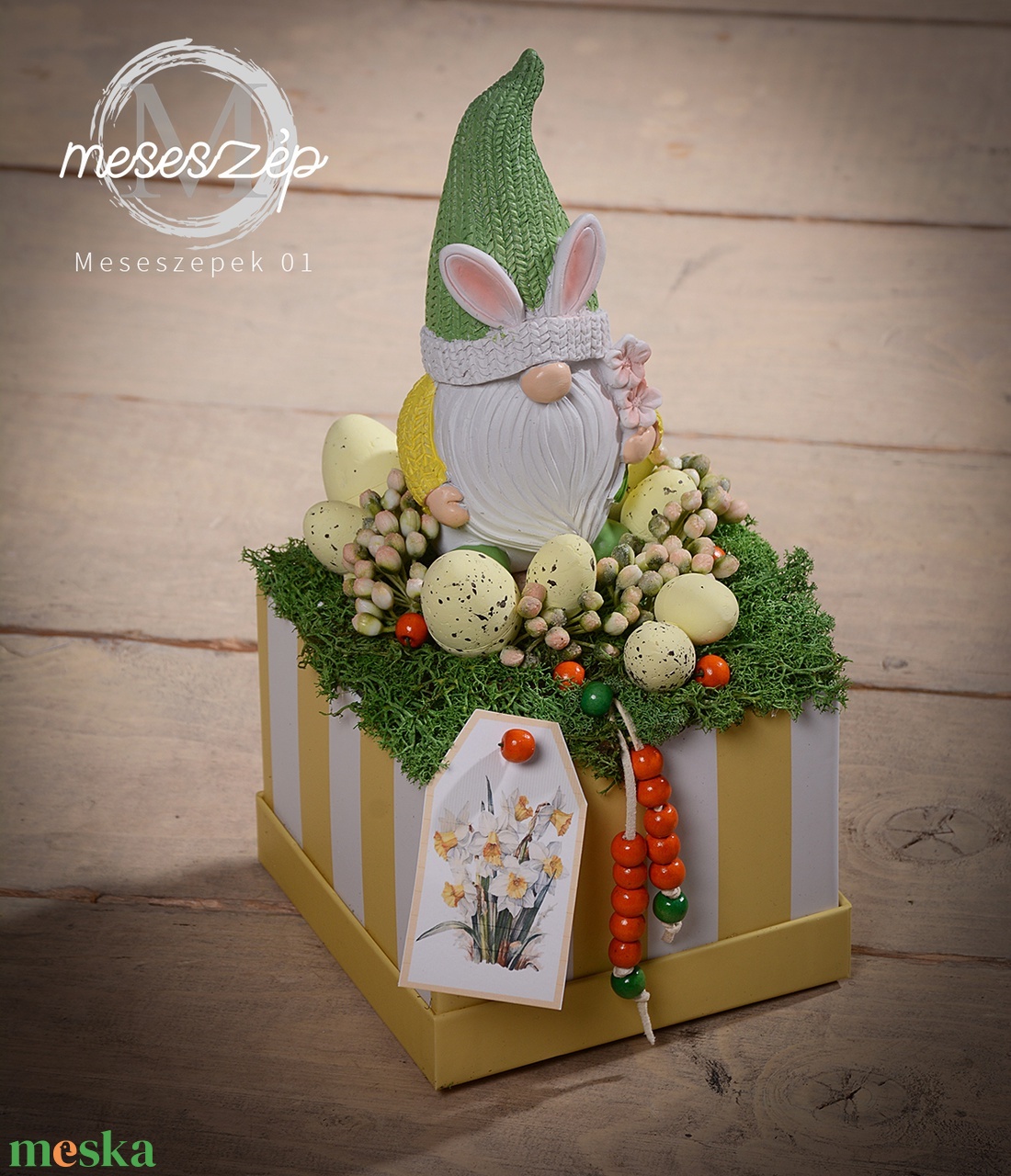 Húsvéti NyusziManó asztaldísz - otthon & életmód - dekoráció - asztal és polc dekoráció - asztaldísz - Meska.hu