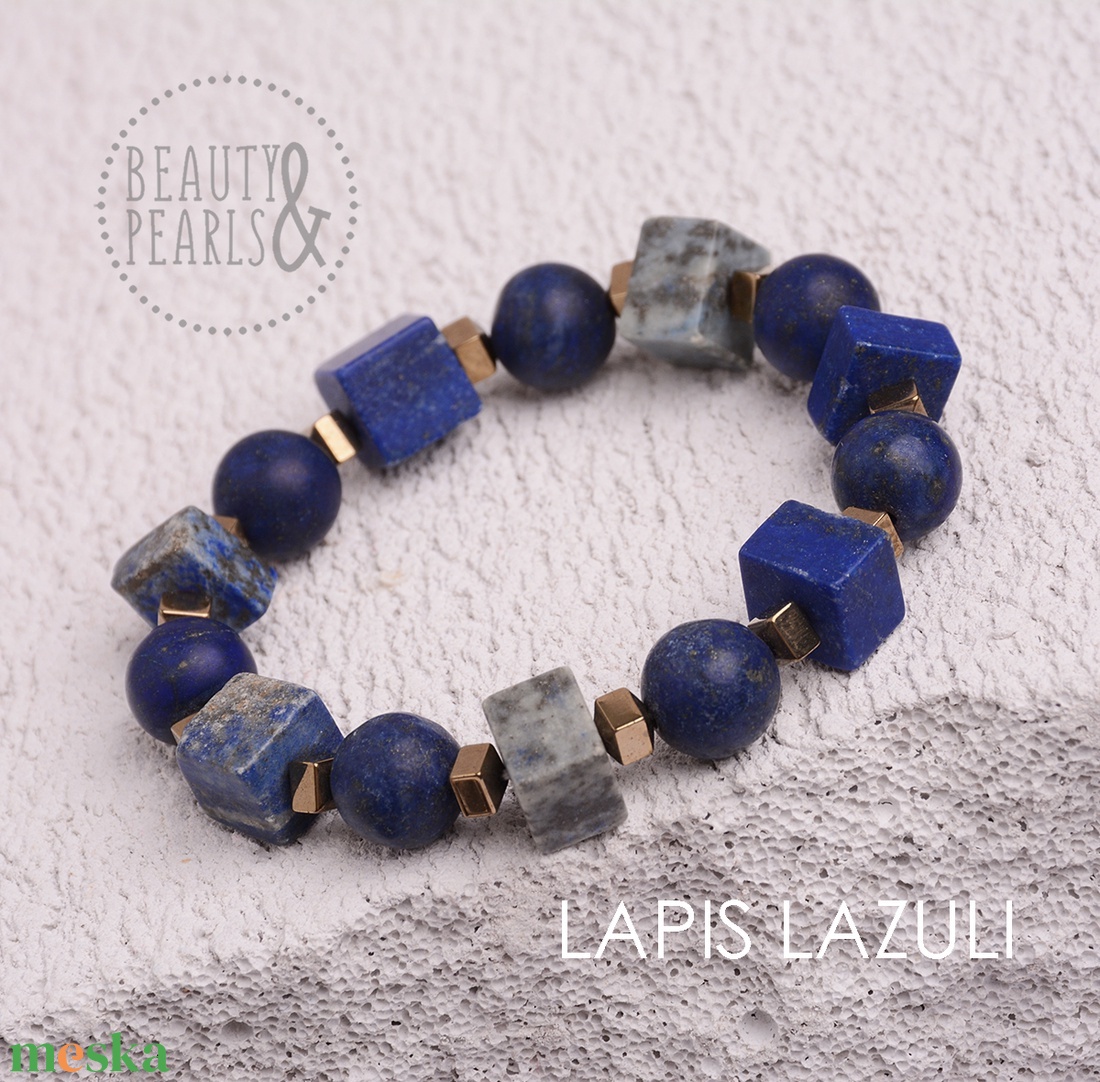 LAPIS LAZULI ásványkarkötő - ékszer - karkötő - ásványkarkötő - Meska.hu LAPIS LAZULI ásványkarkötő - ékszer - karkötő - ásványkarkötő - Meska.hu