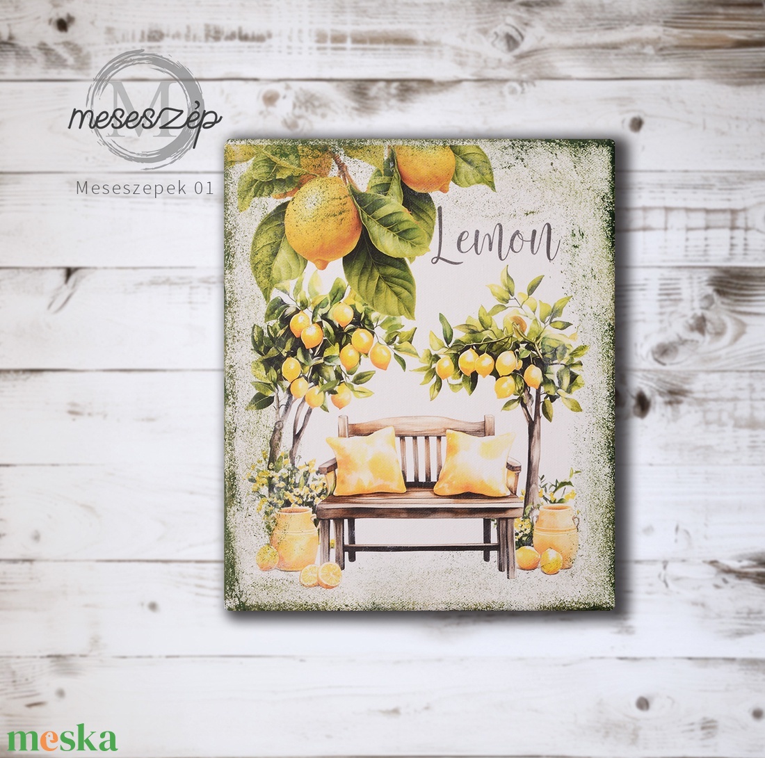 Vászonkép 24x30 LEMON citromfa - otthon & életmód - dekoráció - kép & falikép - vászonkép - Meska.hu Vászonkép 24x30 LEMON citromfa - otthon & életmód - dekoráció - kép & falikép - vászonkép - Meska.hu