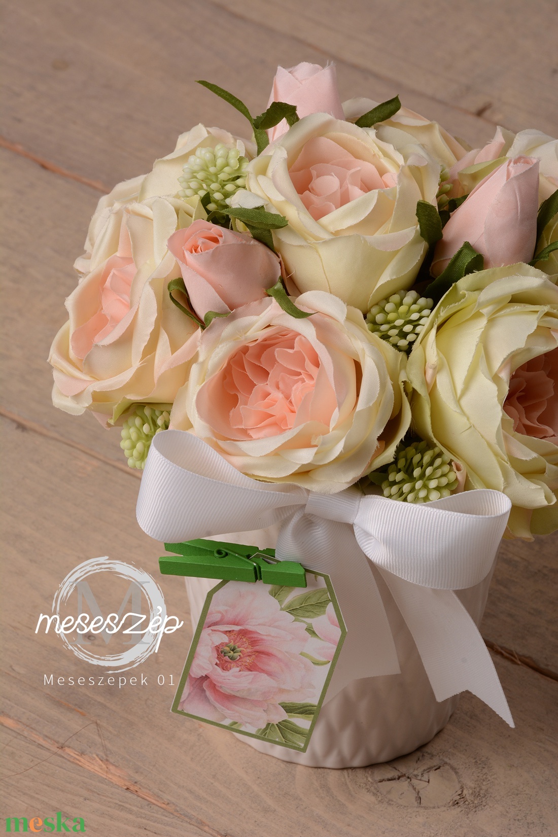 Romantikus  RÓZSÁK - otthon & életmód - dekoráció - asztal és polc dekoráció - asztaldísz - Meska.hu