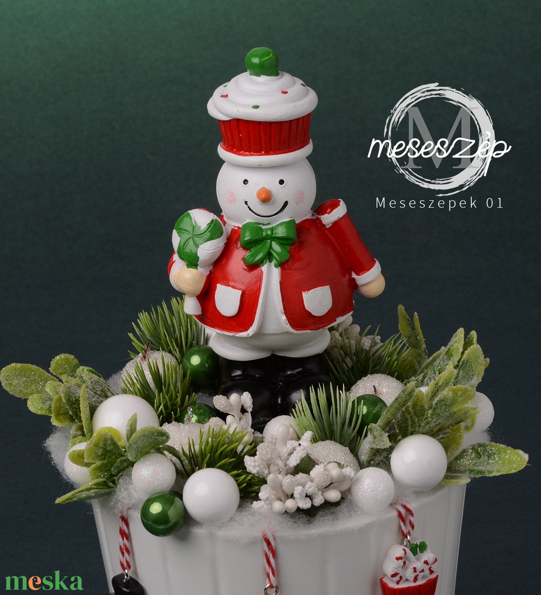 Süti minden mennyiségben karácsonyi asztaldísz - karácsony - karácsonyi lakásdekoráció - karácsonyi manók, figurák - Meska.hu