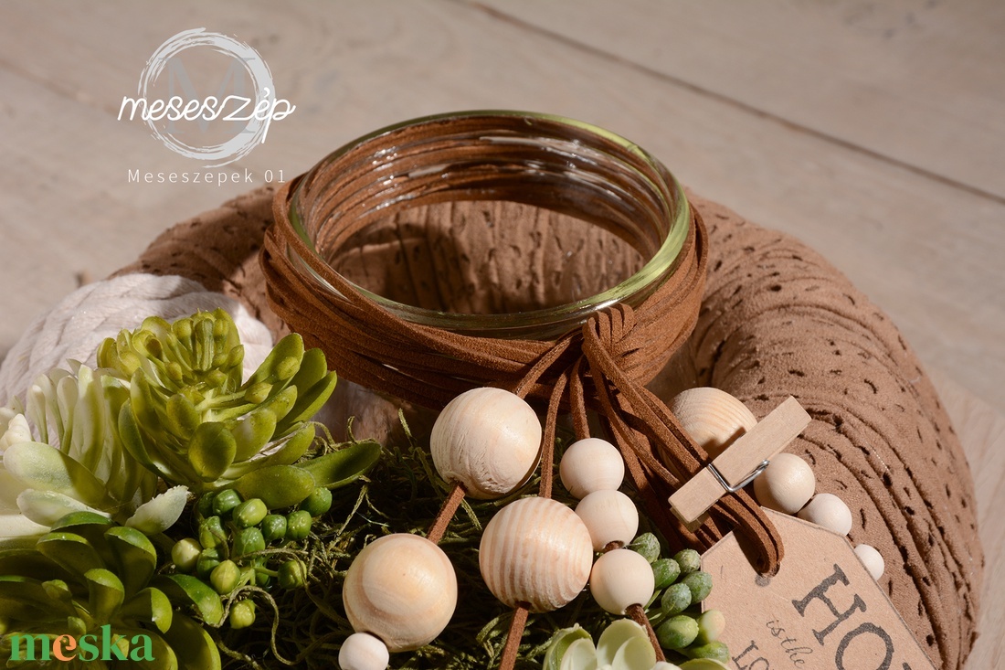 NATURE   rusztikus asztaldísz - otthon & életmód - dekoráció - asztal és polc dekoráció - asztaldísz - Meska.hu