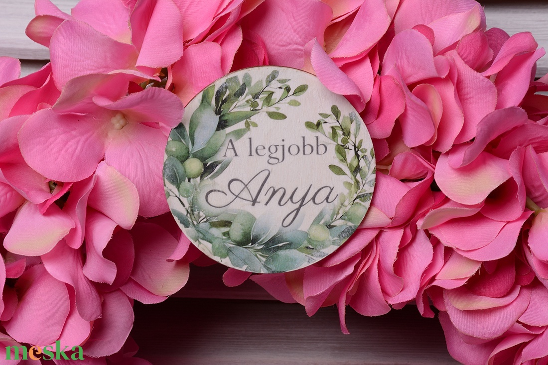 Csupa-csupa HORTENZIA szülinapra, névnapra pink ajtókopogtató - otthon & életmód - dekoráció - ajtó- és ablak dekoráció - ajtódísz & kopogtató - Meska.hu