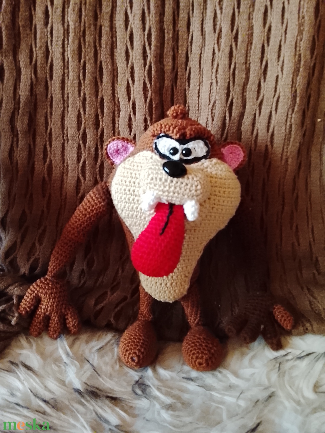 Tasman ördög - baba - mama - baba játékok - szundikendő, alvóka - Meska.hu