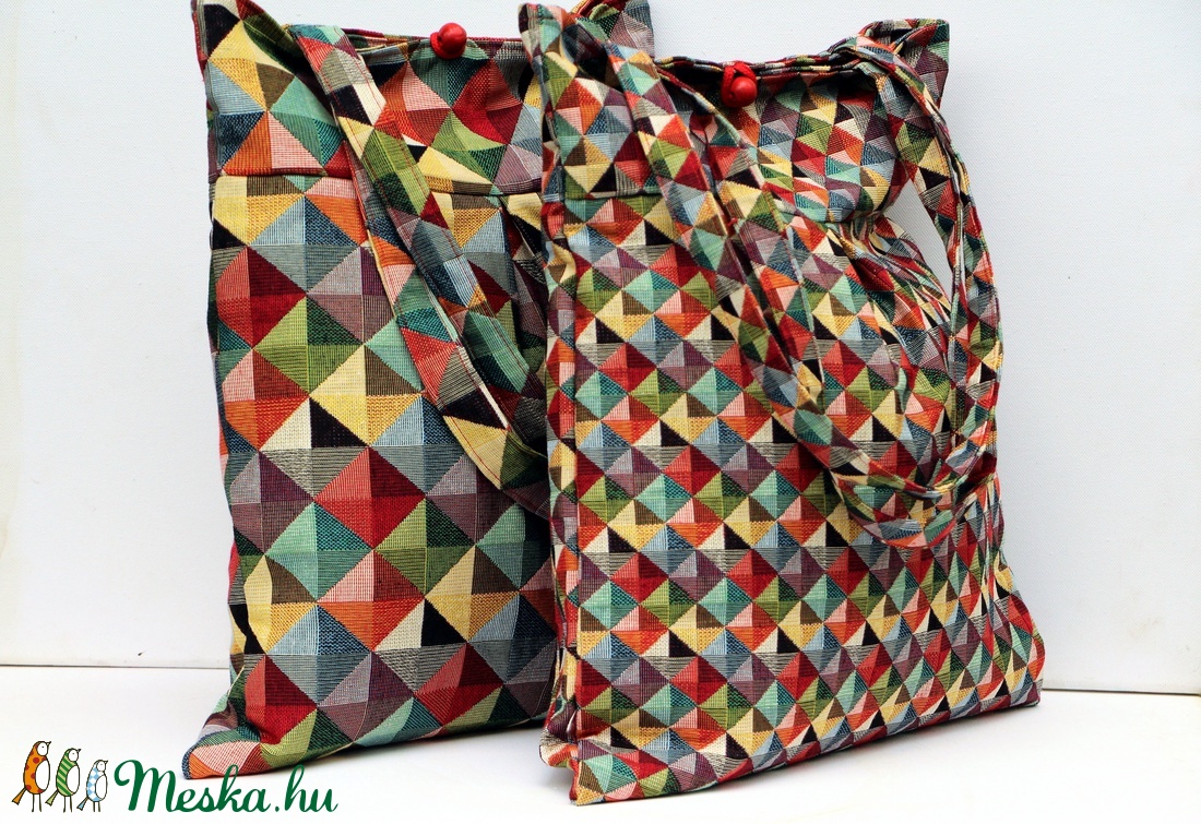 Geometriai mintás táska -  - Meska.hu