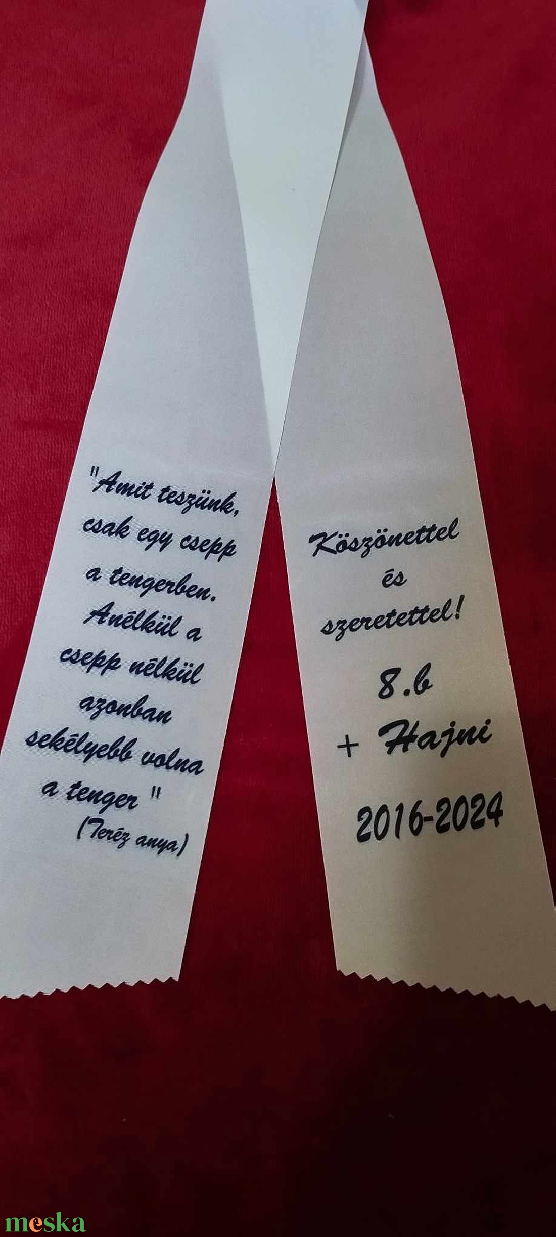 Ballagási szalag, egyedi szöveggel, idézettel - otthon & életmód - dekoráció - fali és függő dekoráció - felirat - Meska.hu