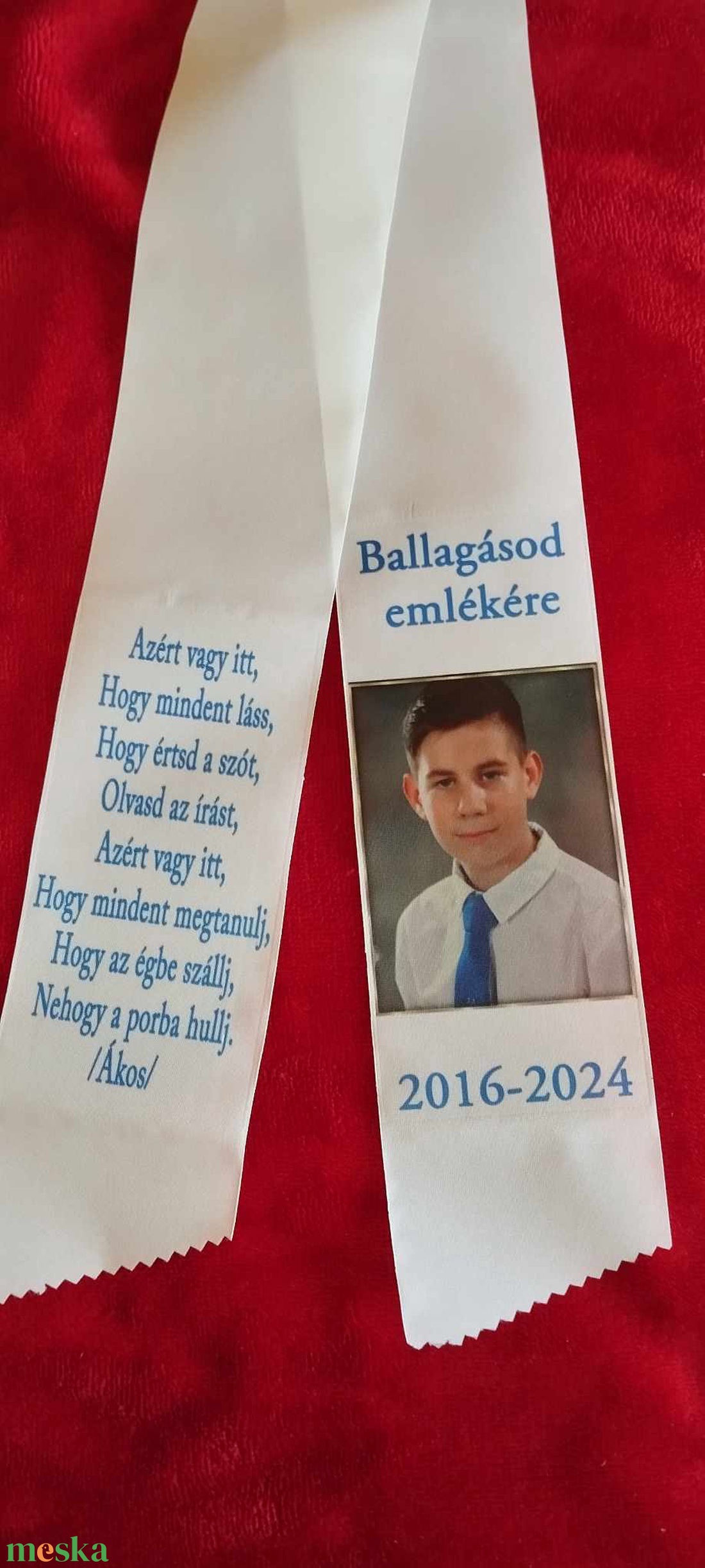 Ballagási szalag, egyedi szöveggel, idézettel, fényképpel. - esküvő - kiegészítők - nyakkendő - Meska.hu Ballagási szalag, egyedi szöveggel, idézettel, fényképpel. - esküvő - kiegészítők - nyakkendő - Meska.hu