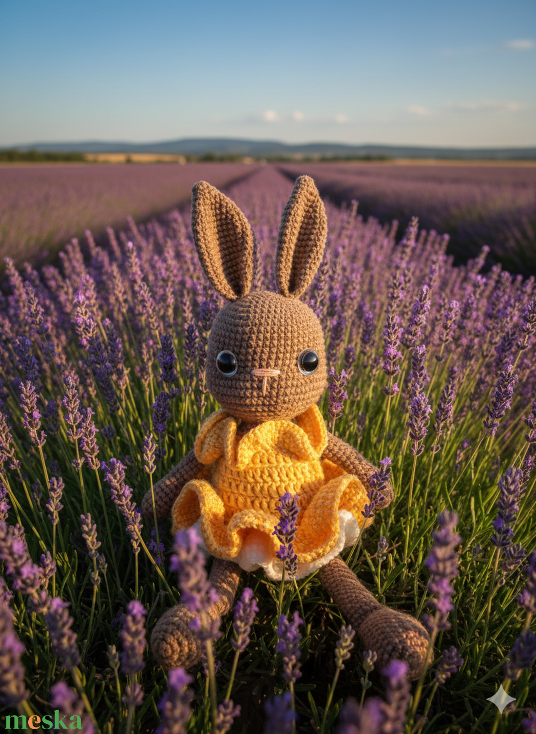 Levendulás nyuszi - játék & sport - plüssállat & játékfigura - nyuszi - Meska.hu