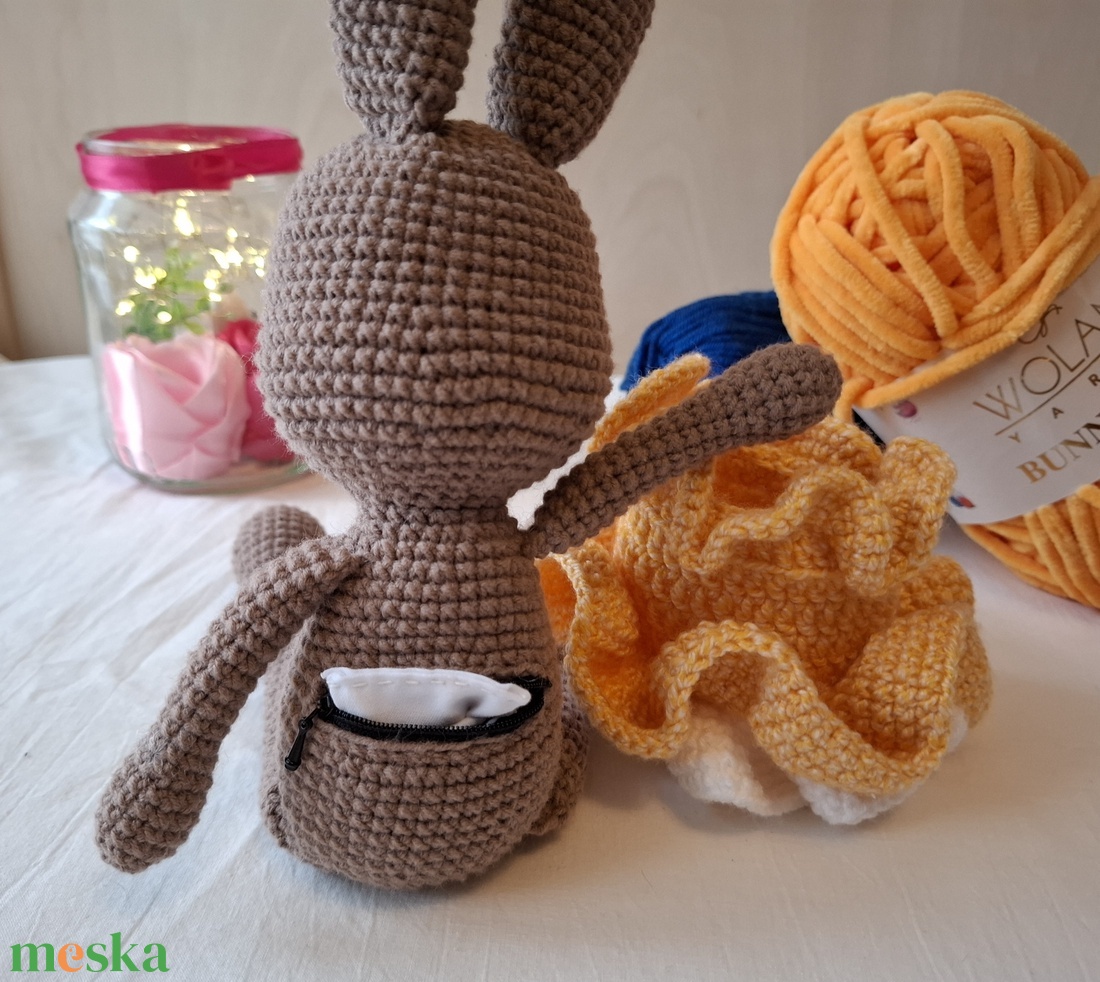 Levendulás nyuszi - játék & sport - plüssállat & játékfigura - nyuszi - Meska.hu