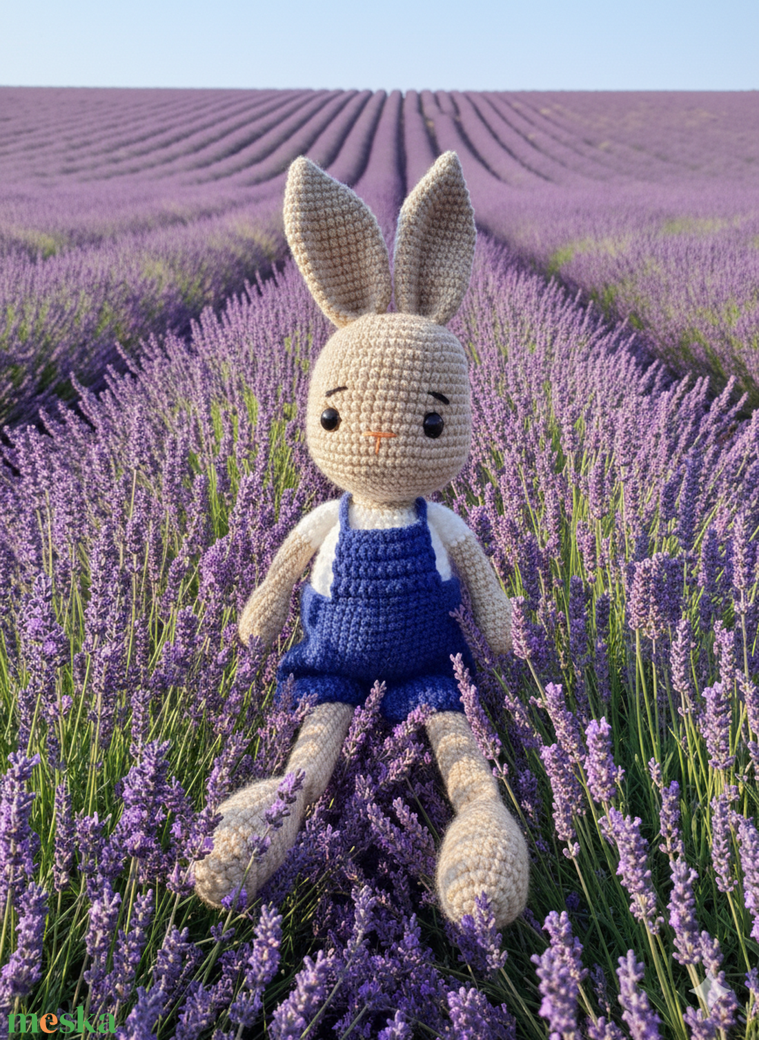 Levendulás nyuszi - játék & sport - plüssállat & játékfigura - nyuszi - Meska.hu