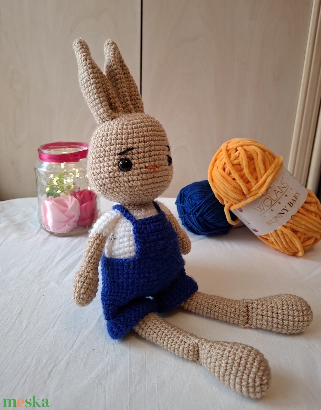 Levendulás nyuszi - játék & sport - plüssállat & játékfigura - nyuszi - Meska.hu