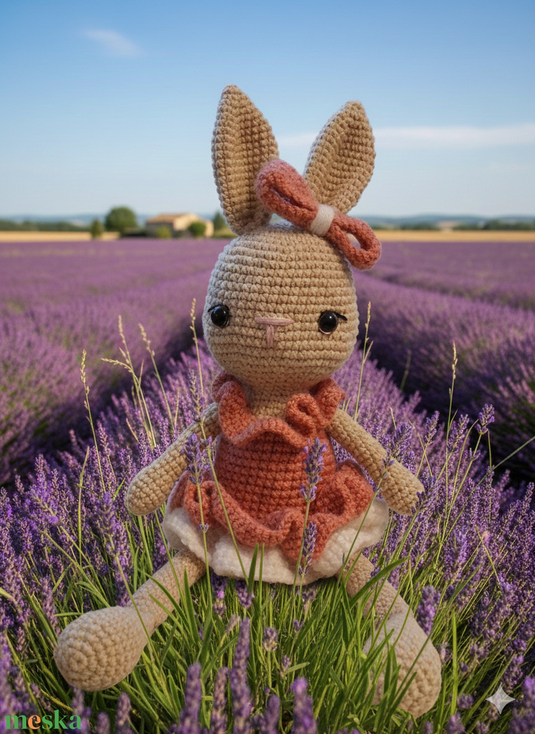 Levendulás nyuszi - játék & sport - plüssállat & játékfigura - nyuszi - Meska.hu