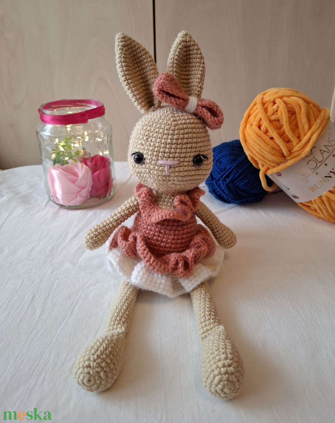 Levendulás nyuszi - játék & sport - plüssállat & játékfigura - nyuszi - Meska.hu