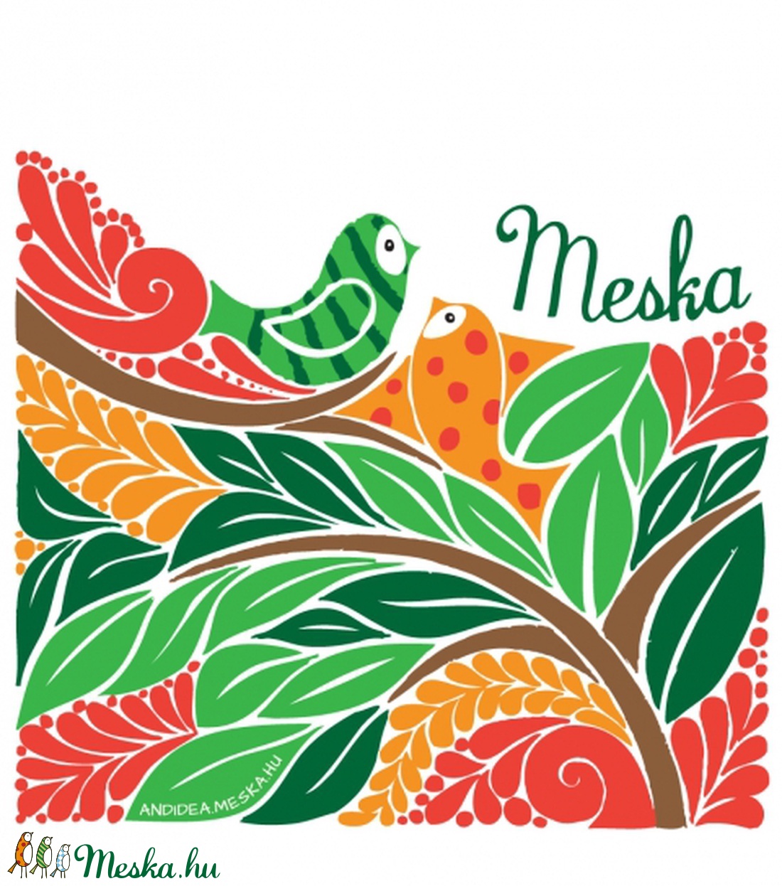 Meskás textiltáska népies motívummal - táska & tok - bevásárlás & shopper táska - shopper, textiltáska, szatyor - Meska.hu Meskás textiltáska népies motívummal - táska & tok - bevásárlás & shopper táska - shopper, textiltáska, szatyor - Meska.hu