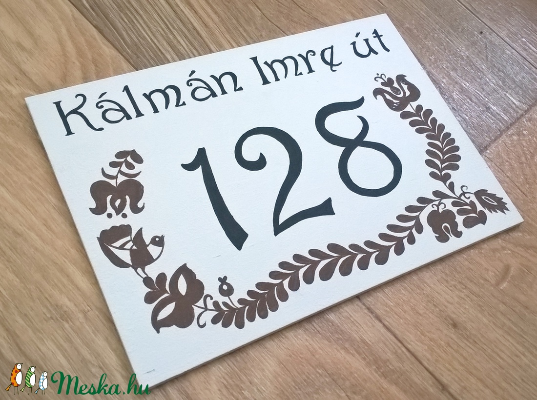 Házszámtábla -  - Meska.hu