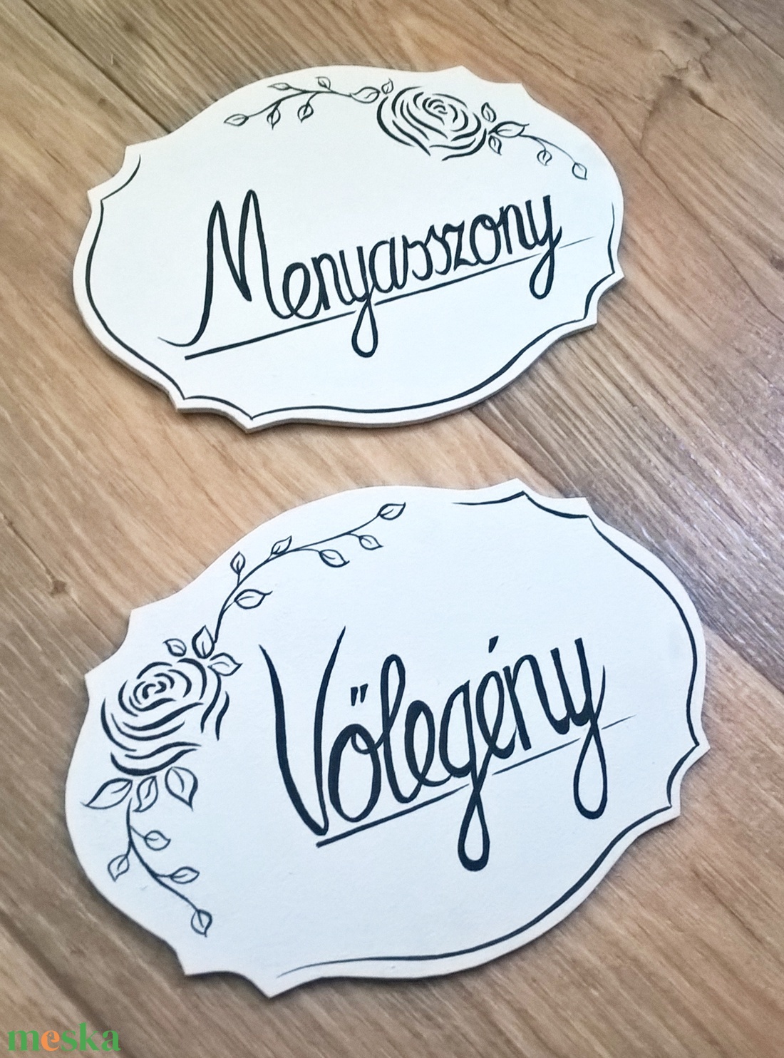 Menyasszon, Vőlegény tábla - művészet - festmény - akril - Meska.hu Menyasszon, Vőlegény tábla - művészet - festmény - akril - Meska.hu