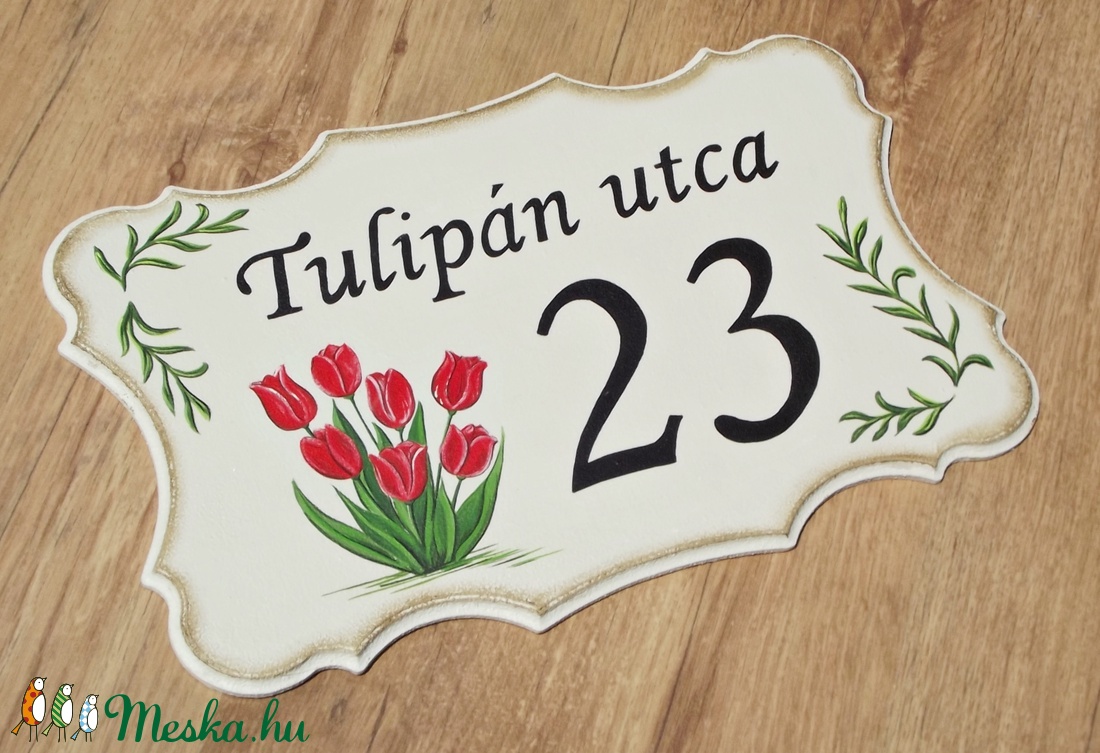 Házszámtábla -  - Meska.hu