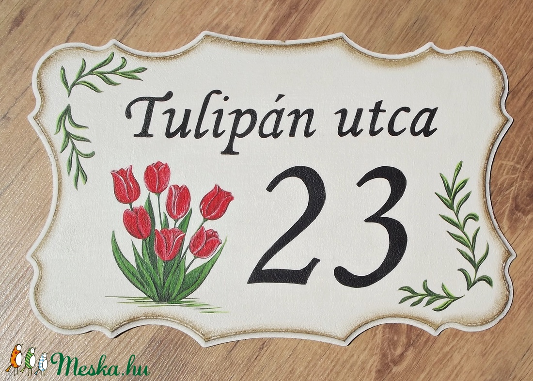 Házszámtábla -  - Meska.hu