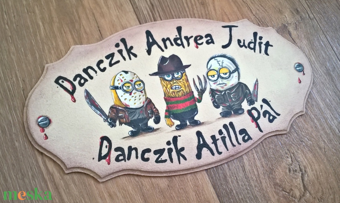 Ajtótábla - művészet - festmény - akril - Meska.hu