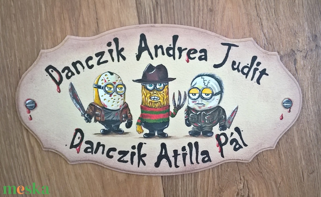 Ajtótábla - művészet - festmény - akril - Meska.hu