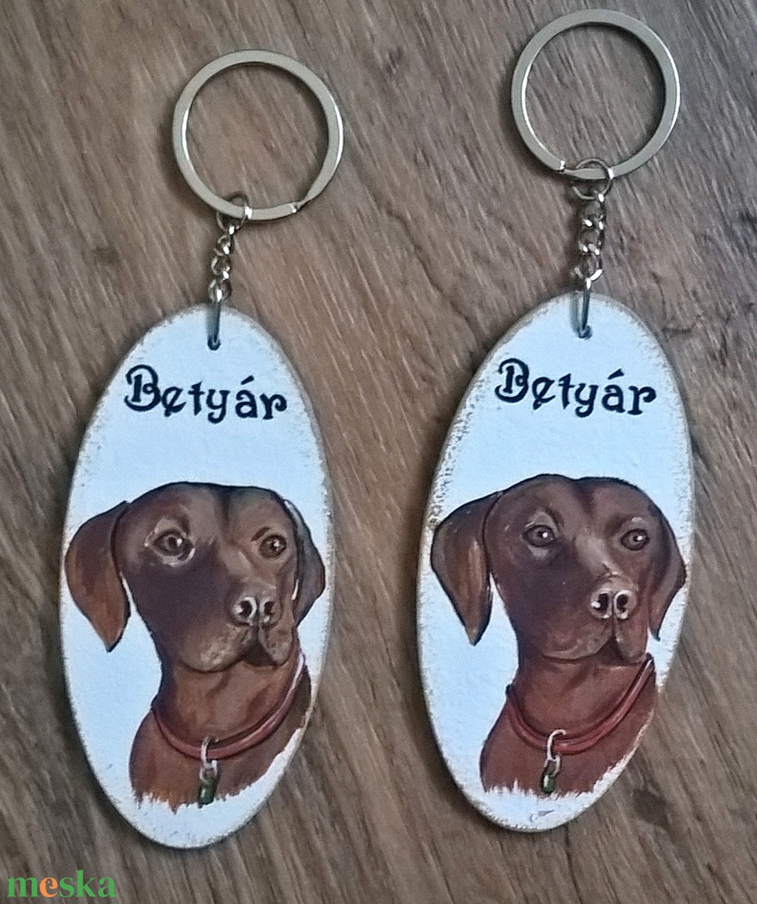 Kulcstartó - művészet - festmény - akril - Meska.hu
