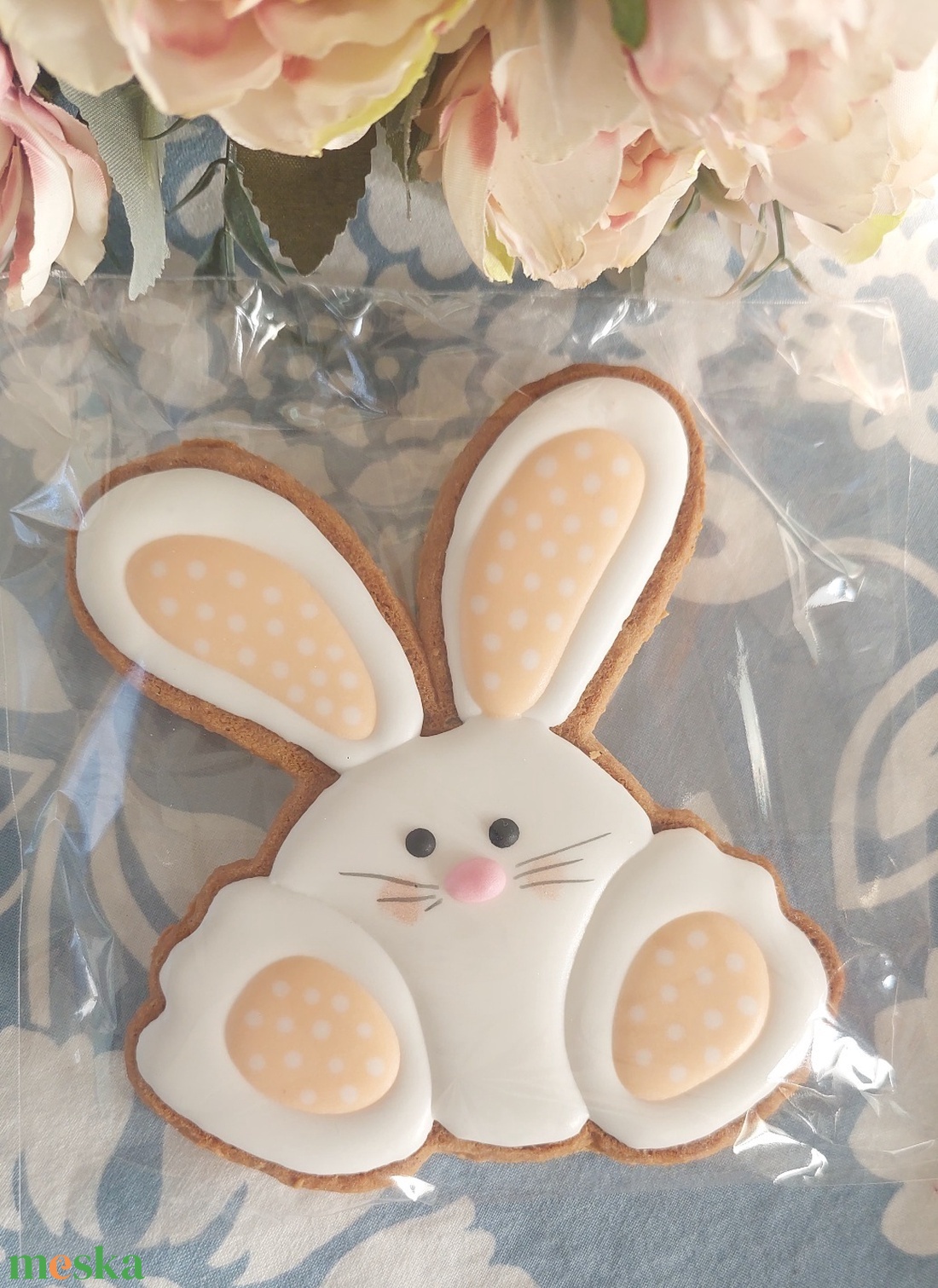 Húsvéti nyuszi mézeskalács  - élelmiszer - édesség - mézeskalács - Meska.hu