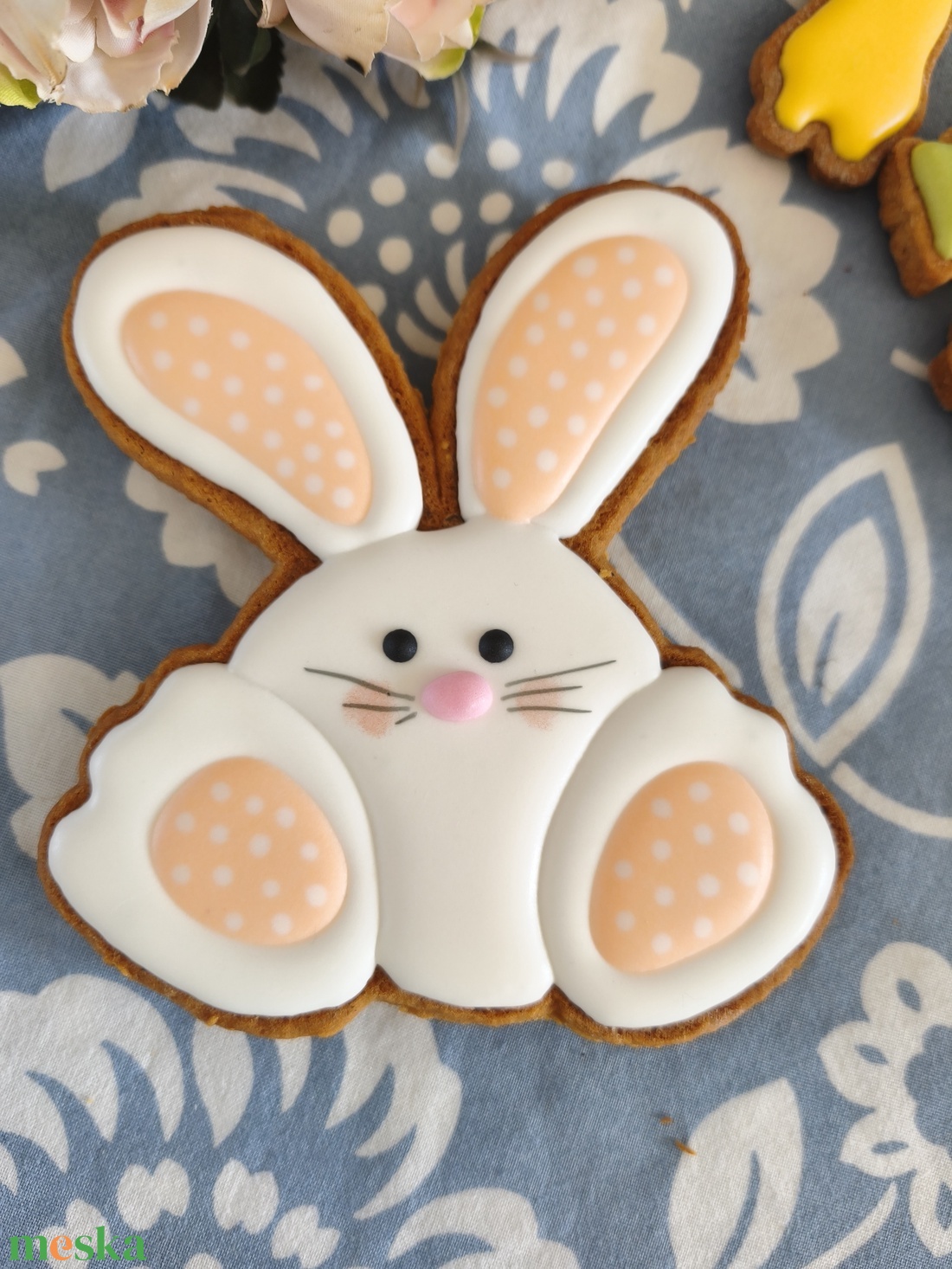 Húsvéti nyuszi mézeskalács  - élelmiszer - édesség - mézeskalács - Meska.hu