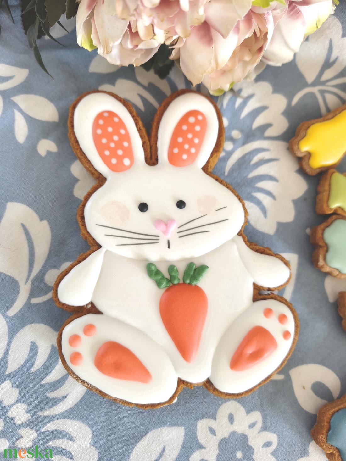 Húsvéti nyuszi répával - élelmiszer - édesség - mézeskalács - Meska.hu