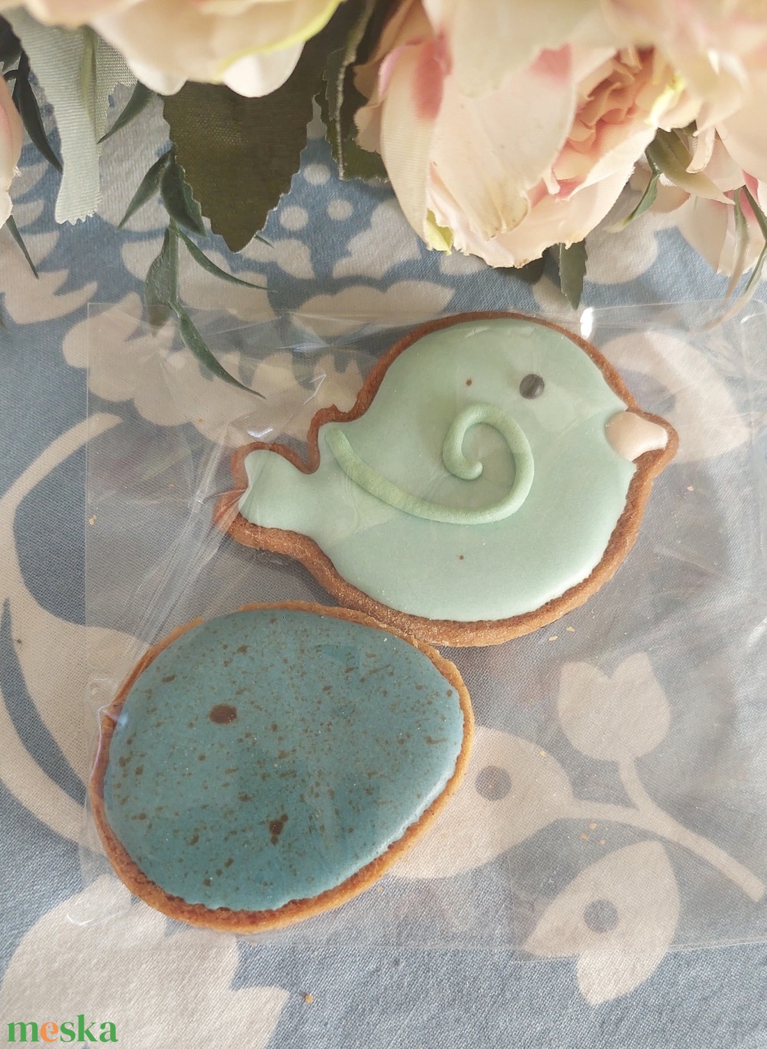 Mézeskalács Húsvéti csomag- Madár+ tojás - élelmiszer - édesség - mézeskalács - Meska.hu