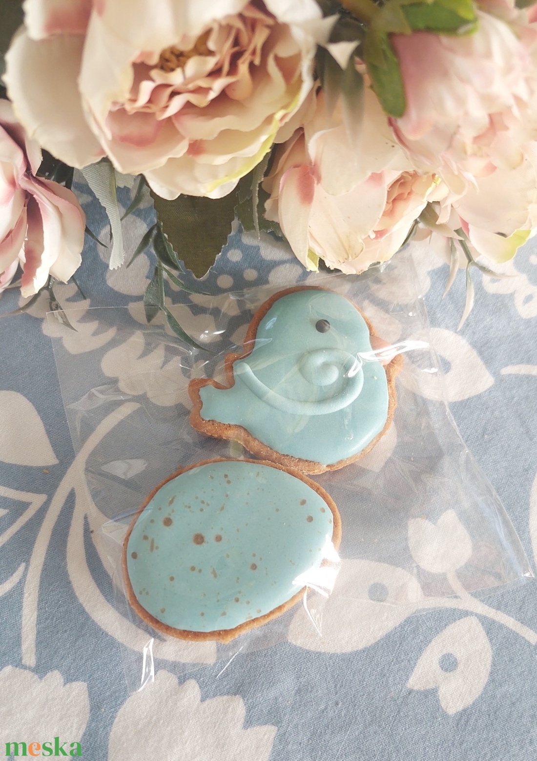 Húsvéti csomag- Madár+ tojás/virág - élelmiszer - édesség - mézeskalács - Meska.hu