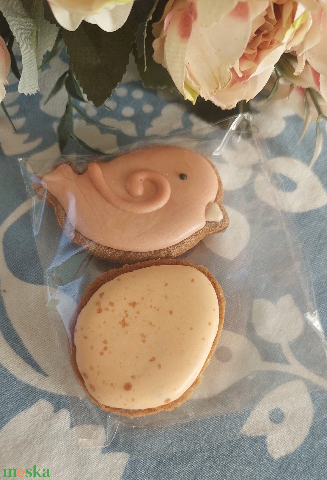 Húsvéti csomag- Madár+ tojás/virág - élelmiszer - édesség - mézeskalács - Meska.hu