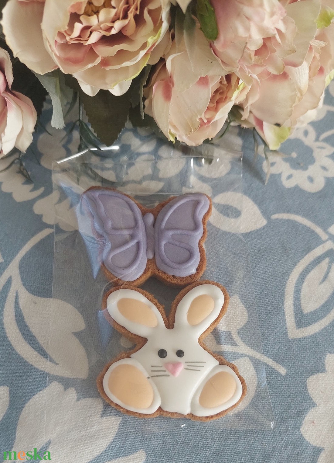 Húsvéti mézeskalács csomag- nyuszi+ pillangó  - élelmiszer - édesség - mézeskalács - Meska.hu