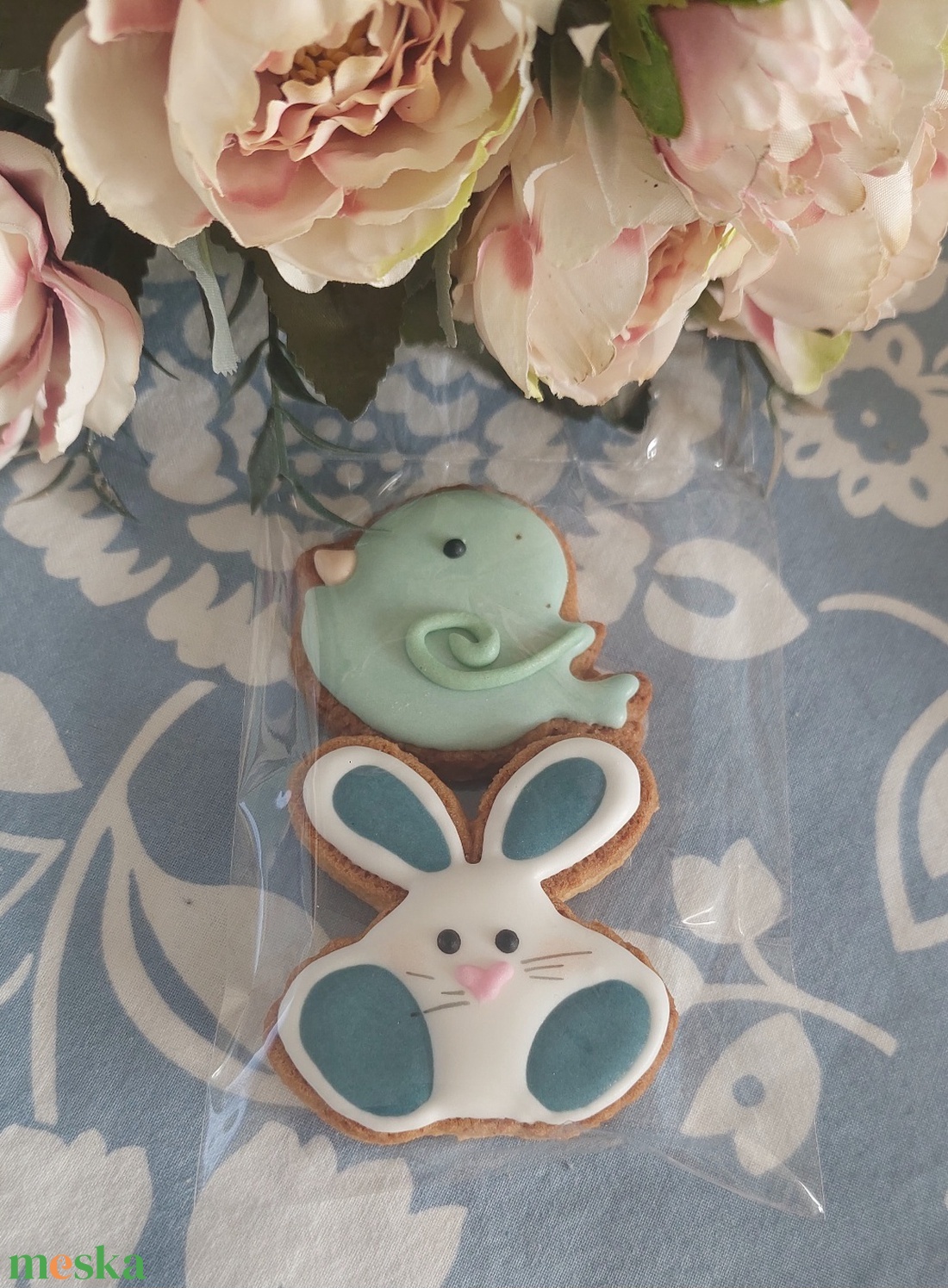 Húsvéti mézeskalács csomag- nyuszi+ pillangó  - élelmiszer - édesség - mézeskalács - Meska.hu