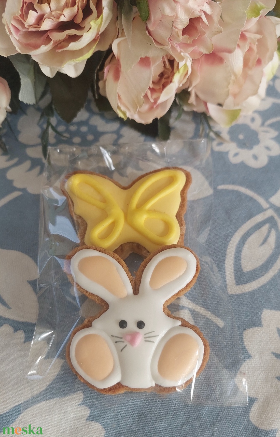 Húsvéti mézeskalács csomag- nyuszi+ pillangó  - élelmiszer - édesség - mézeskalács - Meska.hu