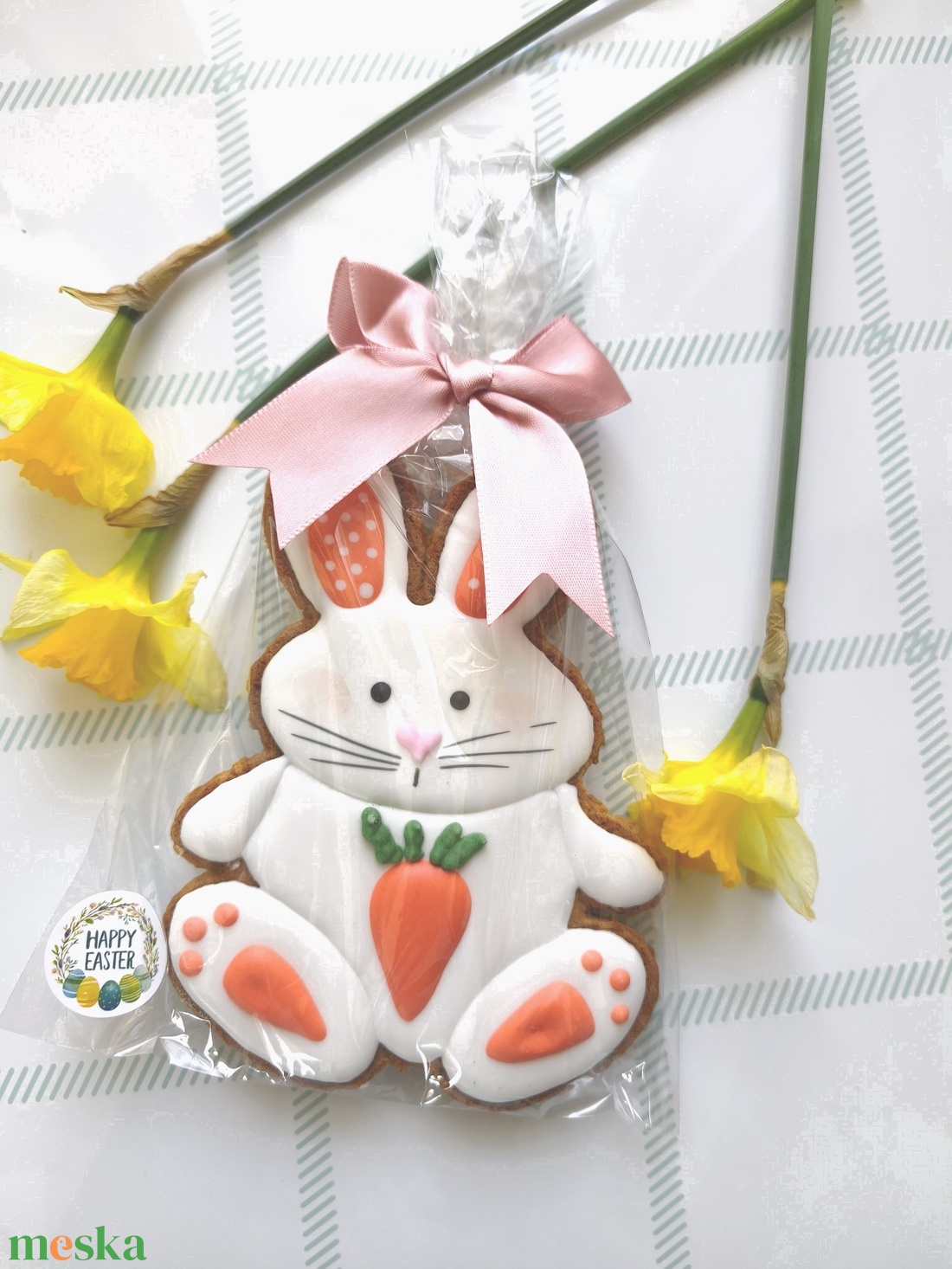 Húsvéti nyuszi répával - élelmiszer - édesség - mézeskalács - Meska.hu