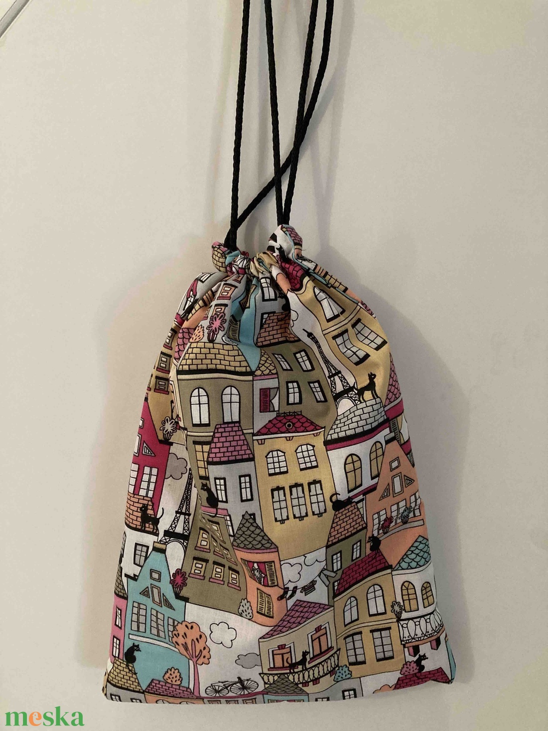 Ovis zsák szett- cicás - játék & sport - ovis felszerelés - ovis szett - Meska.hu