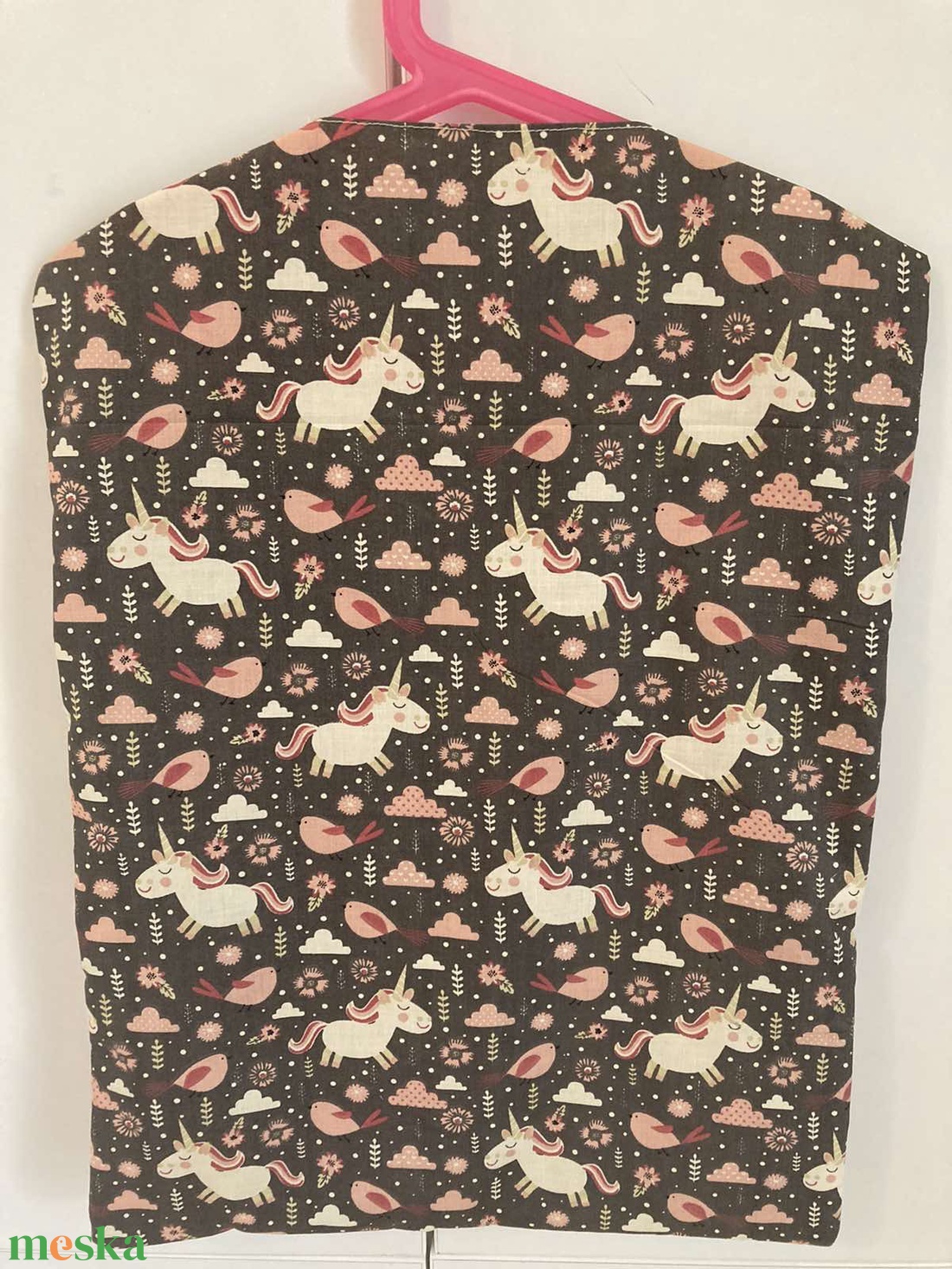 Vállfás ovis zsák szett- Unikornis - játék & sport - ovis felszerelés - ovis szett - Meska.hu