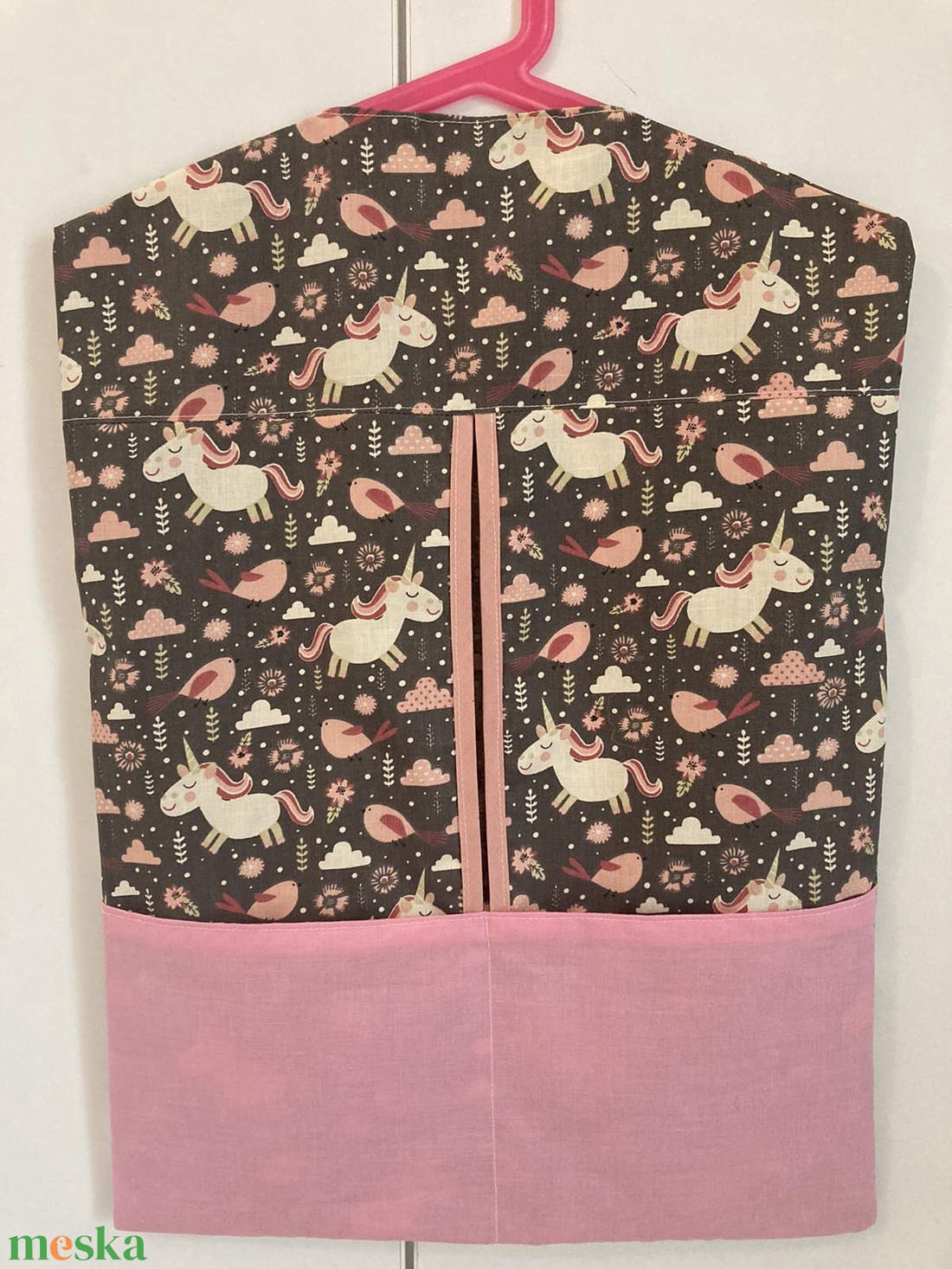 Vállfás ovis zsák szett- Unikornis - játék & sport - ovis felszerelés - ovis szett - Meska.hu