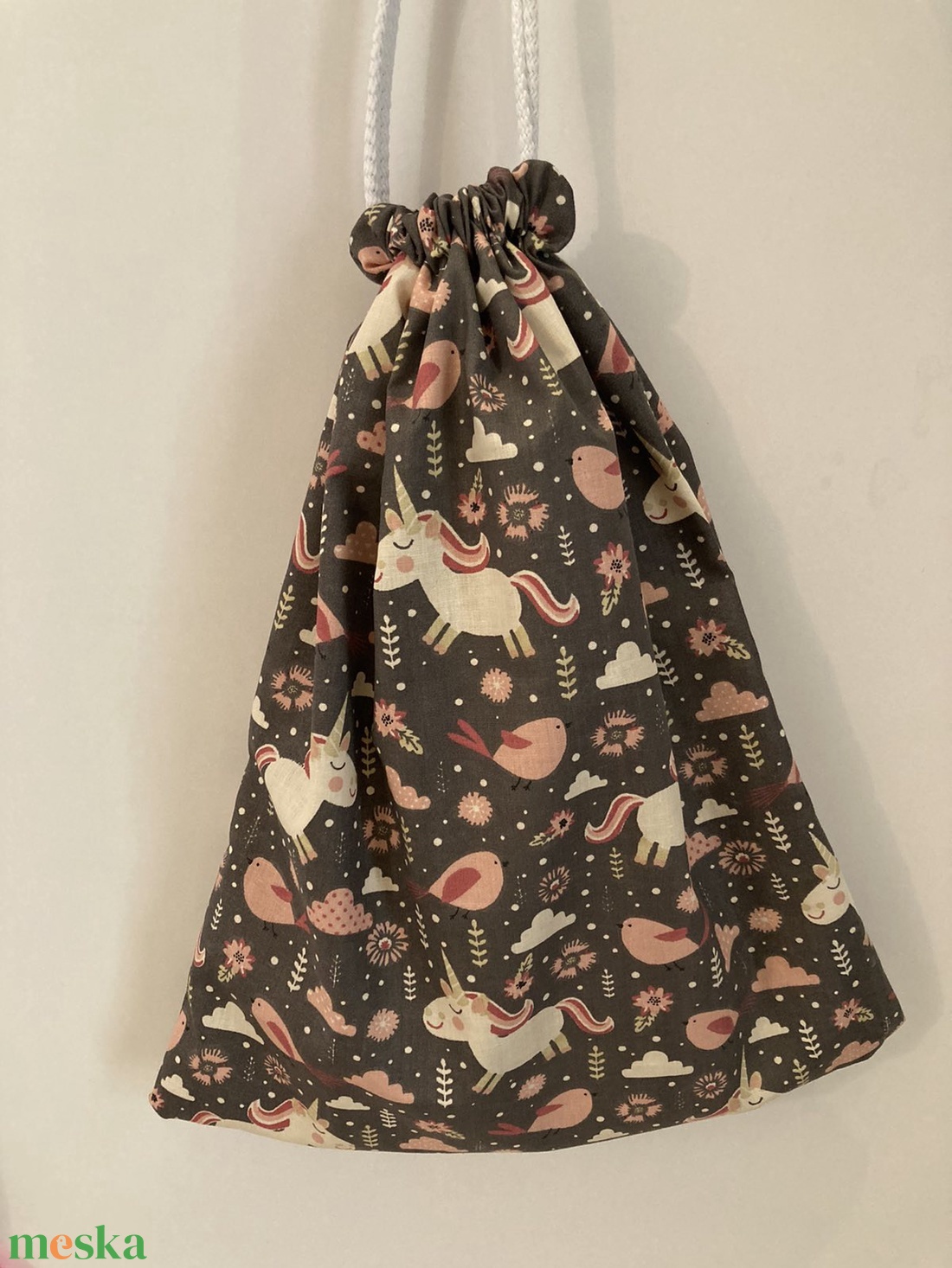 Vállfás ovis zsák szett- Unikornis - játék & sport - ovis felszerelés - ovis szett - Meska.hu